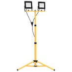 vidaXL Spotlight met statief LED 2x50 W koudwit, Verzenden, Nieuw