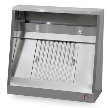 HCB Afzuigkap - schuin model - 100 cm - RVS, Zakelijke goederen, Horeca | Keukenapparatuur, Verzenden, Nieuw in verpakking, Overige typen
