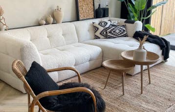 Loungebank Castricum - loungebanken, Nieuw, 150 cm of meer, Stof, 250 tot 300 cm