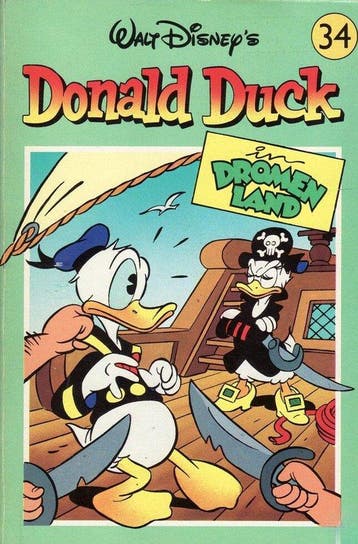 Donald Duck in dromenland - 1966, Boeken, Stripboeken, Verzenden, Gelezen
