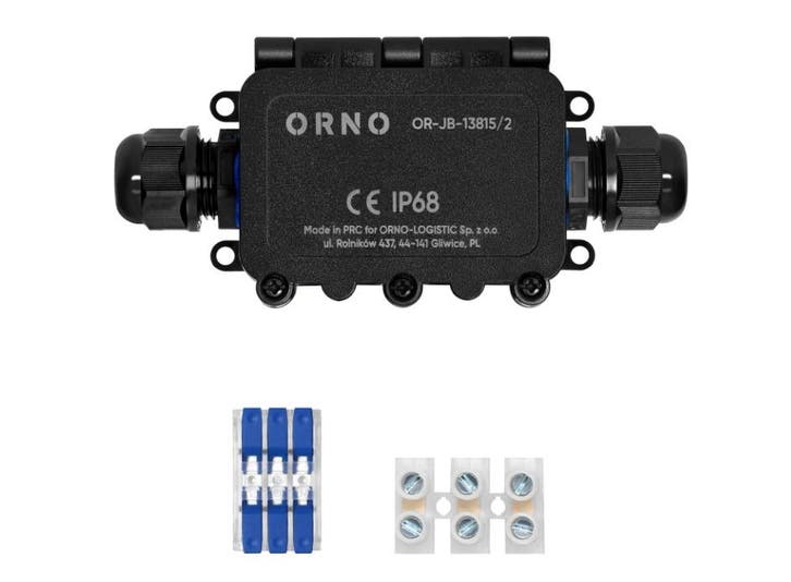 Opbouw Lasdoos IP68 – Rechthoekig – 2x M20 wartel – Waterdic, Hobby en Vrije tijd, Elektronica-componenten, Nieuw, Ophalen of Verzenden