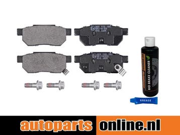 Remblokken set Honda Concerto achterzijde, Verzenden, Nieuw, Honda