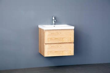Sani Royal Badkamermeubel Nola Wood Eiken Keramiek, Nieuw