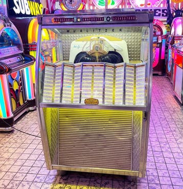 Wurlitzer 2150 Jukebox 1957 - Gerestaureerd - Origineel, Verzamelen, Ophalen, Gebruikt