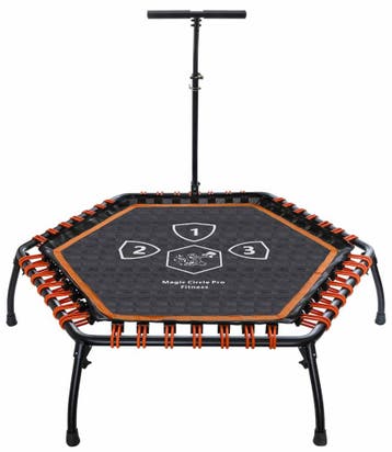 Fitness Trampoline Magic Circle Pro Hexagon 125 cm Oranje, Ophalen of Verzenden, Nieuw