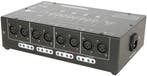 QTX DMX-D8 8 DMX Splitter/booster 8 Kanaals, Verzenden, Nieuw, Overige typen