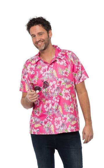 Hawaii Blouse Roze Butch, Kleding | Dames, Ophalen of Verzenden, Nieuw