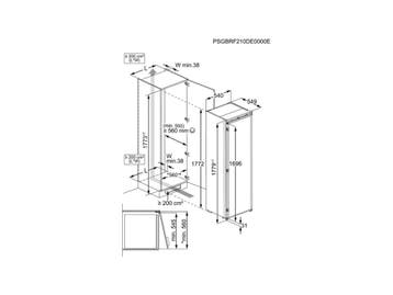 AEG Series 6000 NSK6D181ES - Koelkast 310 l - Geluidsniveau, Verzenden, Nieuw