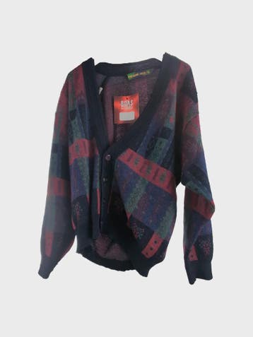 Frank Alexs Trui Heren maat XL Meerkleurig Vintage, Meerkleurig, Maat 56/58 (XL), Ophalen of Verzenden, Zo goed als nieuw