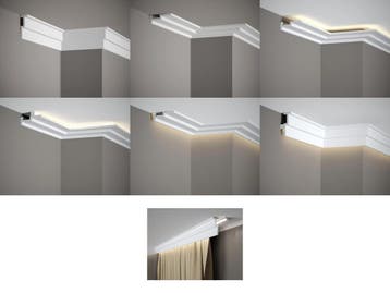 QL024 Multi Plint (85 x 30 mm), HDPS, lengte 2 m, Huis en Inrichting, Ophalen of Verzenden