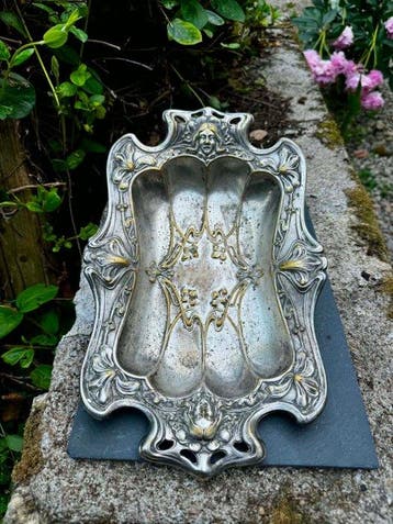 Decoratief dienblad - Duitsland - Plateau Jugendstil uit de, Antiek en Kunst
