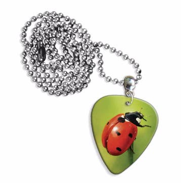 Plectrum ketting of sleutelhanger van een Lieveheersbeestje, Verzamelen, Ophalen of Verzenden, Nieuw