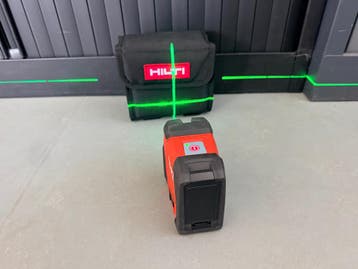 Hilti PM 2-LG groene lijnlaser H26, Ophalen of Verzenden, Gebruikt