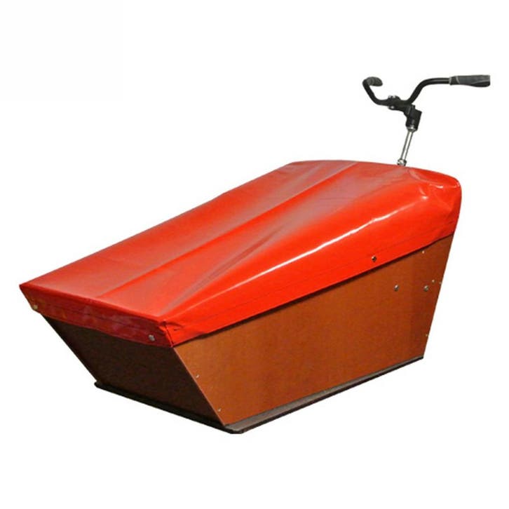 Clarijs Dekzeil Bakfiets Lang Rood, Fietsen en Brommers, Fietsen | Bakfietsen, Nieuw, Verzenden