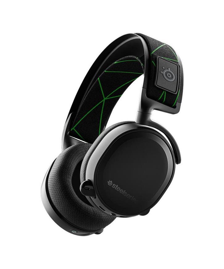 Xbox SteelSeries Arctis 7X Wireless Headset - Zwart/Groen, Spelcomputers en Games, Spelcomputers | Xbox | Accessoires, Zo goed als nieuw