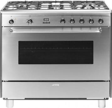 Fornuis Smeg SNL90D7 90 cm Gas A Gebruikt, Ophalen of Verzenden, Gebruikt