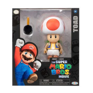 The Super Mario Bros. Movie Toad (Overige action figures), Verzamelen, Verzenden, Zo goed als nieuw