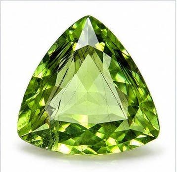 Zonder minimumprijs - 1 pcs Groen, Geel Olivijn - 3.15 ct -, Nieuw