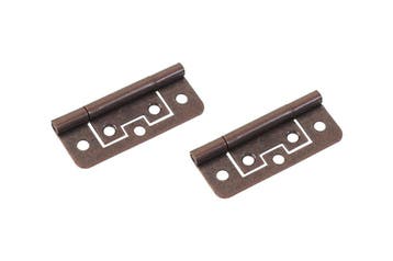 Scharnier Vlak Brons 63x25mm 2st., Ophalen of Verzenden, Nieuw