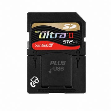 SanDisk Ultra II SD Plus USB - 512MB, Verzenden, Zo goed als nieuw