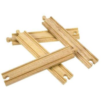 Bigjigs Rechte Rails Large van €7,50 voor €6,75, Ophalen of Verzenden, Nieuw