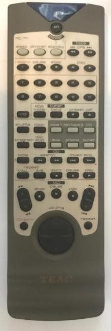 Afstandsbediening Teac rc-711, Ophalen of Verzenden, Nieuw, Origineel