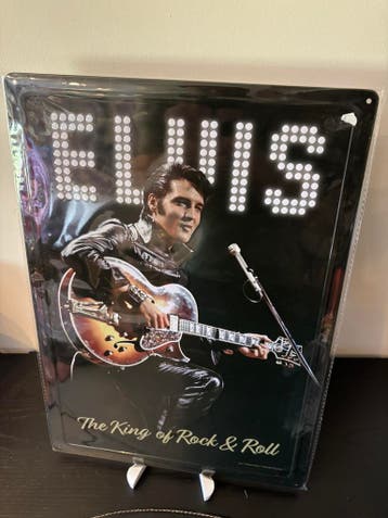 Elvis Presley - Uitgebreide collectie metalen wandplaten, Ophalen of Verzenden, Nieuw, Poster, Artwork of Schilderij
