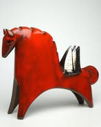 Urszula Despet - Red Pegasus, Antiek en Kunst
