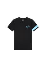 Malelions Junior Captain T-Shirt Zwart / Blauw-128, Verzenden, Nieuw, Zwart
