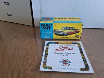 Corgi 1:43 - Modelauto - Chevrolet Taxi Cab Corgi 480 - in, Nieuw
