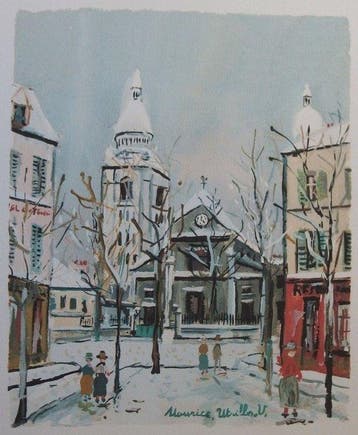 Maurice Utrillo (1883-1955) - LEglise Saint Pierre de