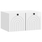 vidaXL Wandbeugel TV-kast Hoogglans Wit 59,5 x 41 x 30 cm, Minder dan 50 cm, Verzenden, Nieuw, Minder dan 100 cm