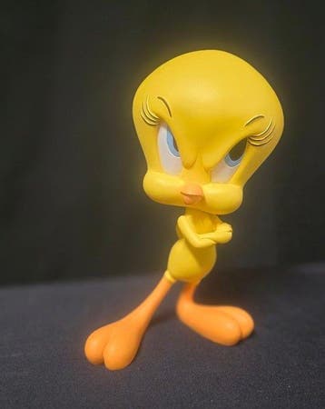Warner Bros - Beeldje - Tweety Angry bird Warner Bros Rutten, Nieuw in verpakking