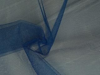 Tule – Marineblauw, Blauw, 120 cm of meer, Ophalen of Verzenden, Polyester