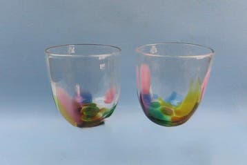 Sabine Lintzen (1956 - ) - Drinkglas (2) - Glas -