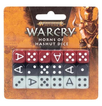 Warhammer Warcry horns of hashut dice (warhammer nieuw), Hobby en Vrije tijd, Ophalen of Verzenden, Nieuw