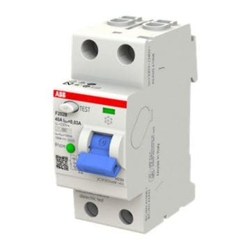 ABB aardlekschakelaar 2-Polig 40A 30mA F202B-40/0.03 TYPE B, Ophalen of Verzenden, Nieuw
