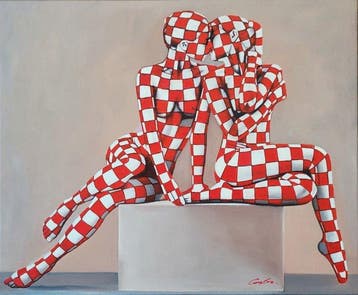 Jack Gage (1946) - Parallel Hearts, Antiek en Kunst