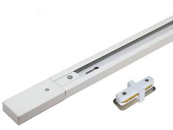 Veiling - 8x 1 meter Rail voor 1 fase 2 draden railsystem +, Nieuw