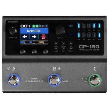 Valeton GP-180 Multi-Effects Processor met NAM, IR Loader,, Ophalen of Verzenden, Nieuw