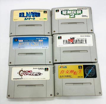 Nintendo - Super Famicom - 6 Japanese RPG Games - Chrono, Nieuw