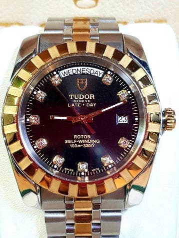 Tudor - Classic Geneva Date+Day 41mm - BLACK DIAMOND -