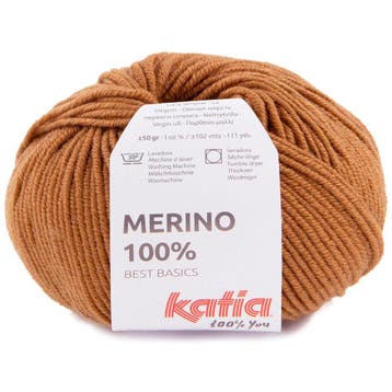 Katia Concept Merino 100% - 92 hazelnootbruin - Wol Garen, Ophalen of Verzenden, Nieuw