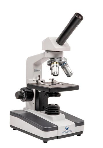 Visioptic Professionele Microscoop met 3 Objectieven, Verzenden, Zo goed als nieuw