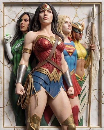 Makayhos - [Canvas] Heroines League – Goddesses Sanctuary, Nieuw in verpakking