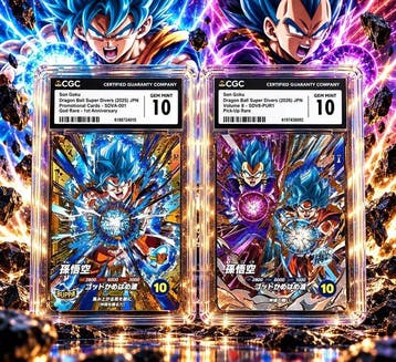 Bandai - 2 Graded card - Dragon Ball, Dragon Ball Z - Vegeta, Nieuw