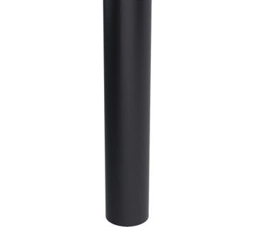 Kachelpijp 150 Staal 2 Mm Sectie L= 1000 Mm Met Condensring, Nieuw