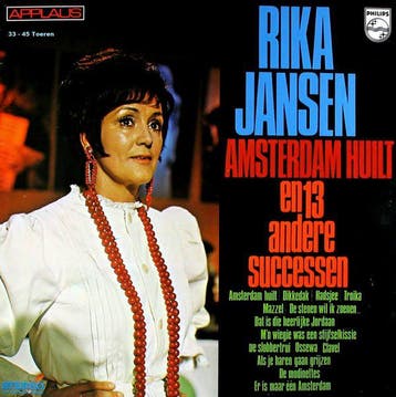 LP gebruikt - Rika Jansen - Amsterdam Huilt En 13 Andere..., Verzenden, Zo goed als nieuw, Overige formaten