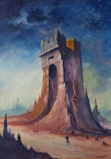 Artur Sudak (1965) - Hieroglyphs of Silence, Antiek en Kunst, Kunst | Schilderijen | Modern