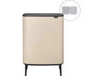Brabantia Bo Touch Bin Hi Prullenbak - 2 x 30 liter -, Verzenden, Zo goed als nieuw